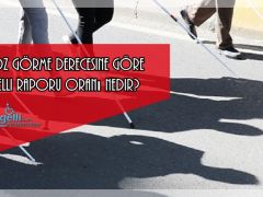 Göz Görme Derecesine Göre Engelli Raporu Oranı Nedir?