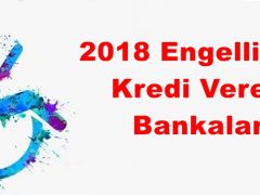 2018 Engellilere Kredi Veren Bankalar