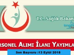 Sağlık Bakanlığı Engelli İşçi Alımı